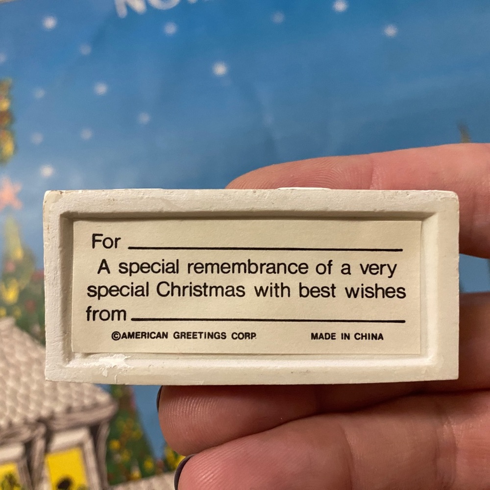 Vintage 1980’s 🎄 American Greetings 🎄The Music of Friendship Mouse Ornament - Picture 3 of 6